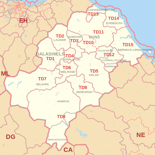 TD postcode area